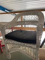 Rieten stoel. Wit., Huis en Inrichting, Fauteuils, Ophalen, Gebruikt