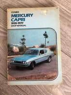 Werkplaats handboek Clymer Mercury Capri 1970-1977, Ophalen of Verzenden