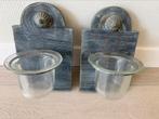 Bakjes voor planten kandelaar kaarsen tuin of woonkamer, Ophalen of Verzenden, Zo goed als nieuw, Overige materialen