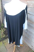 Jurk zwart/ grijs Magna mt 56/58 Vaste prijs AANBIEDING, Kleding | Dames, Grote Maten, Ophalen of Verzenden, Jurk, Zwart, Magna