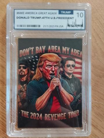 Donald Trump 2024 Graded Card PSA 10 beschikbaar voor biedingen