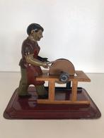 Arnold stoommodel, man met slijpsteen, 1920, Verzenden