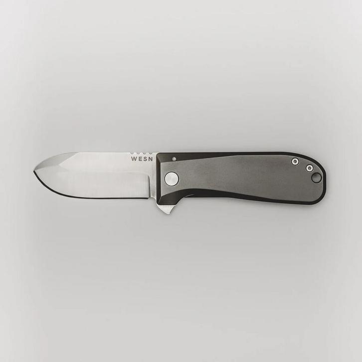 Nieuw WESN The Allman Titanium EDC Knife Zakmes Mes, Caravans en Kamperen, Kampeergereedschap, Nieuw, Ophalen of Verzenden