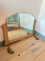 Franse facet geslepen spiegel met houten lijst, Ophalen, Minder dan 50 cm, Zo goed als nieuw, Minder dan 100 cm