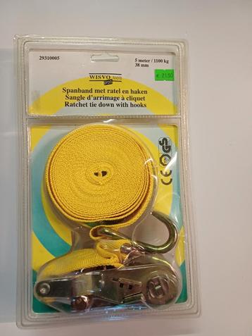 WISVO Spanband met Ratel en Haken - 5 Meter beschikbaar voor biedingen