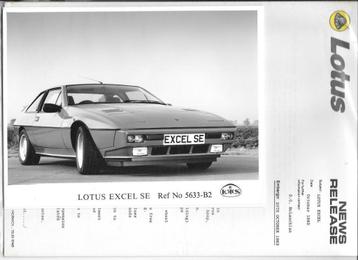 LOTUS EXCEL pressrelease beschikbaar voor biedingen