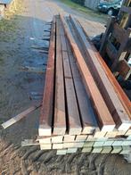 Restpartij 37 st hardhout palen 6x6x300 cm bezorgen mogel, Tuin en Terras, Palen, Balken en Planken, Ophalen, Nieuw, Hardhout