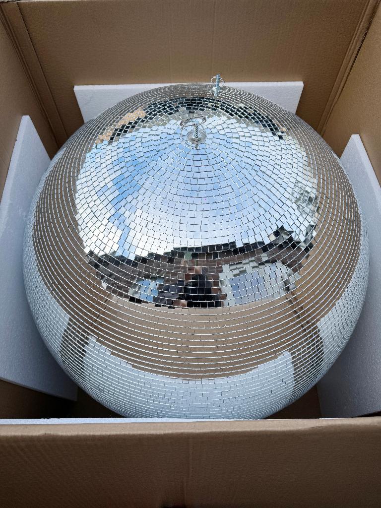 Discobal mega groot 100 cm spiegelbol discobol hele grote, Muziek en Instrumenten, Licht en Laser, Nieuw, Discobol, Ophalen of Verzenden