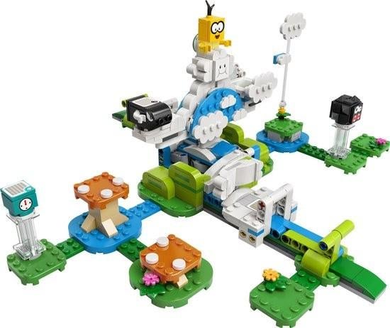 Lego mario lakitu's wolken wereld., Ophalen, Zo goed als nieuw, Complete set, Lego