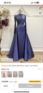 Blauwe Galajurk Maat 44, Kleding | Dames, Ophalen of Verzenden, Gedragen, Maat 46/48 (XL) of groter, Blauw