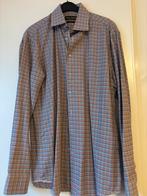 Jacques Britt overhemd maat L fijn geruit, Overige kleuren, Ophalen of Verzenden, Halswijdte 41/42 (L), Jaques Britt