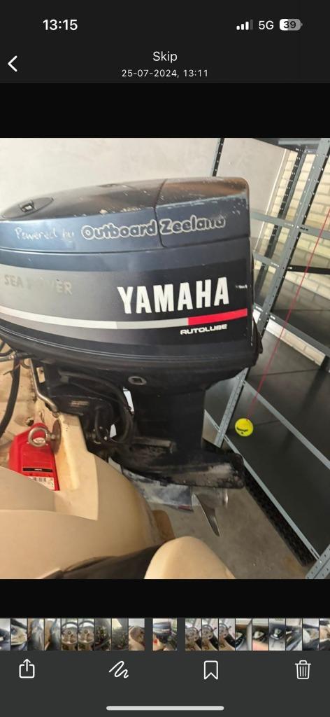 Te koop: Yamaha 60 pk Buitenboord motor, Watersport en Boten, Buiten- en Binnenboordmotoren, Gebruikt, Benzine, Buitenboordmotor