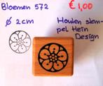 Bloemen 572 Houten stempel, Hobby en Vrije tijd, Ophalen of Verzenden, Gebruikt, Houten stempel