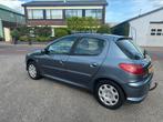 Peugeot 206 1.4 5D 2007 Grijs, Origineel Nederlands, Te koop, Zilver of Grijs, 5 stoelen