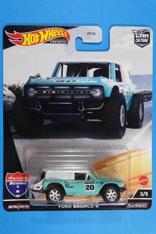 Hot Wheels Premium American Scene Ford Bronco R, Verzamelen, Speelgoed, Nieuw, Ophalen of Verzenden