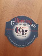 grolsch bier viltje met opdruk cine city doetinchem 1998, Ophalen of Verzenden, Nieuw, Viltje(s), Grolsch