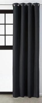 Verduisterend kant en klaar gordijn zwart, 135x260 cm, Huis en Inrichting, Stoffering | Gordijnen en Lamellen, 100 tot 150 cm