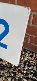 Xl groot vintage wandbord laadperron Dock 2, Ophalen, Reclamebord, Gebruikt, .