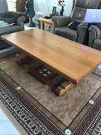 Antieke zware eiken salontafel, Huis en Inrichting, Tafels | Salontafels, Antiek, Eikenhout, Ophalen of Verzenden, Zo goed als nieuw