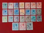 1924 Nederland Koningin Wilhelmina Postzegels 24 stuks, Postzegels en Munten, Postzegels | Nederland, Ophalen, T/m 1940, Gestempeld