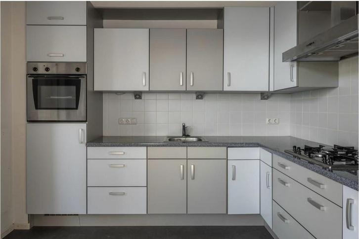 Complete Hoekkeuken L-keuken keuken, Huis en Inrichting, Keuken | Complete keukens, Gebruikt, Hoekkeuken, Blauw, Hout, Ophalen