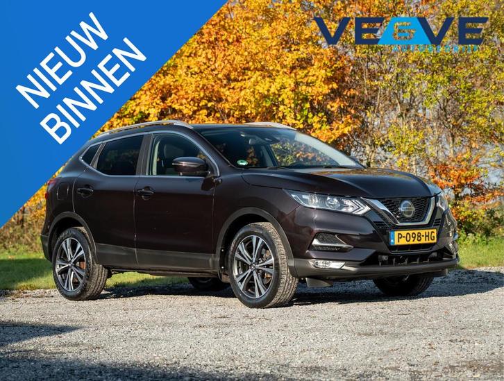 Nissan Qashqai 1.3 DIG-T N-Connecta // trekhaak // panoramad, Auto's, Nissan, Bedrijf, Te koop, Qashqai, 360° camera, ABS, Airbags