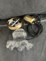 Antiek frans glazen lampje met originele en nieuwe fitting, Antiek en Kunst, Antiek | Lampen, Ophalen