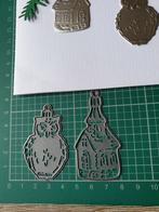 CR 1381 Hanger kerkje en uil, Verzenden, Zo goed als nieuw, Kerst, Pons of Mal