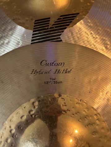 preowned Zildjian K Custom HYBRID Cymbals 13" -19" beschikbaar voor biedingen