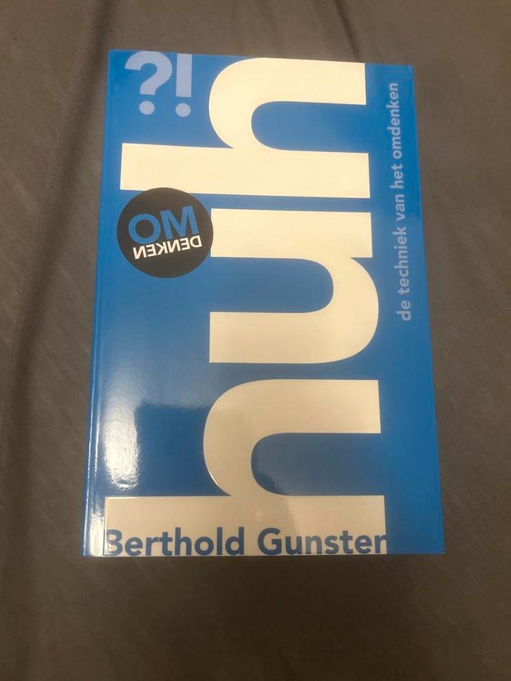 Omdenken - Berthold Gunster, Boeken, Psychologie, Zo goed als nieuw, Overige onderwerpen, Ophalen of Verzenden