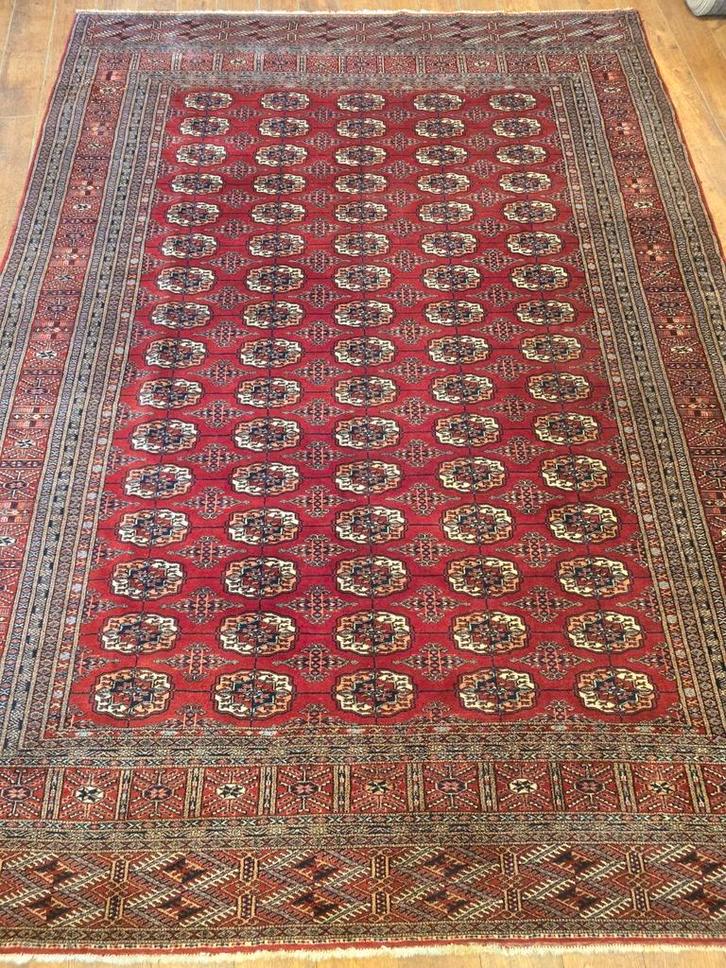 Handgeknoopt Oosterse Tapijt Bokhara 300 X 223 Cm Perzisch, Huis en Inrichting, Stoffering | Tapijten en Kleden, Zo goed als nieuw