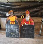 reclame bord van sint en piet, Ophalen, Gebruikt