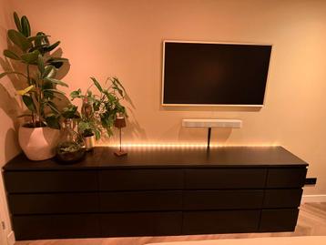 IKEA Malm Zwartbruin Hout - 280cm (80cm+160cm+40cm) - afbeelding 2