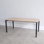 Slingerbureau, Showroommodel, 180x80cm, Natuur eiken BR71, Ophalen of Verzenden, In hoogte verstelbaar, Zo goed als nieuw, Bureau