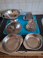 Vintage RVS Keukenaccessoires Set, Ophalen, Gebruikt