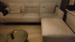 Mooie Montel bank met poef, Ophalen, Gebruikt, Driepersoons, 75 tot 100 cm