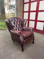 Chesterfield fauteuil, Huis en Inrichting, Ophalen of Verzenden, Zo goed als nieuw, 75 tot 100 cm