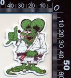 Sticker: Rat Fink (47), Ophalen of Verzenden, Zo goed als nieuw, Auto of Motor