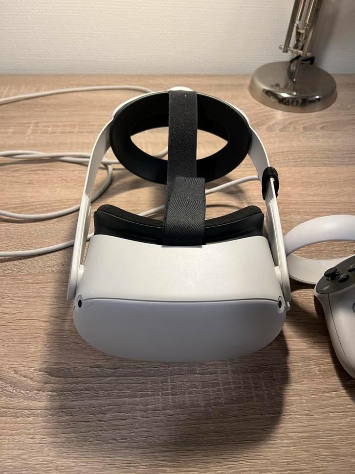 Meta Quest 2 - Elite Strap, Spelcomputers en Games, Virtual Reality, Zo goed als nieuw, Pc, VR-bril, Ophalen