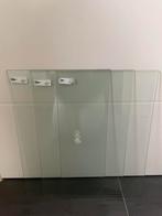 3x Besta glasplaat 56 x 36, Ophalen, Zo goed als nieuw, Minder dan 150 cm, Minder dan 100 cm