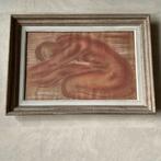 Pastelkrijttekening naakt dame gesign Gerard Hordijk ca 1930, Ophalen of Verzenden