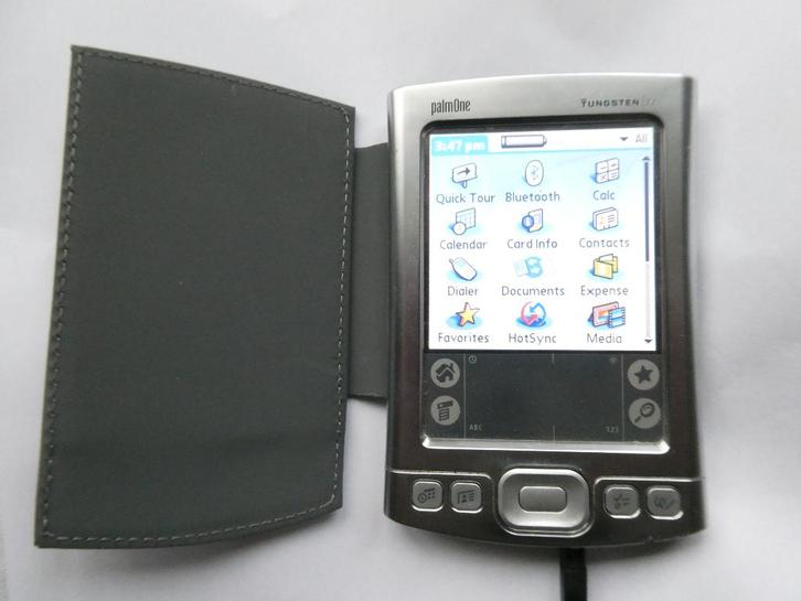 PalmOne - Tungsten, Telecommunicatie, Pda's, Gebruikt, PalmOS, Palm, Met stylus of aanraakpen, Ophalen