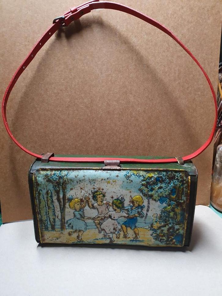 Botanisch trommeltje uit circa 1920, Antiek en Kunst, Antiek | Speelgoed, Ophalen of Verzenden