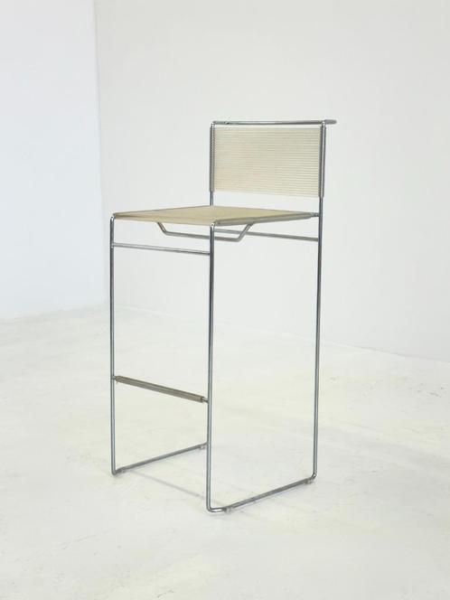 Italiaans design Flyline barkruk van Giandomenico Belott, Huis en Inrichting, Barkrukken, Zo goed als nieuw, 90 cm of meer, Kunststof
