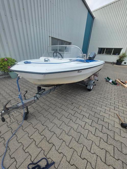 Boot met Motor en Trailer, Watersport en Boten, Kano's, Ophalen
