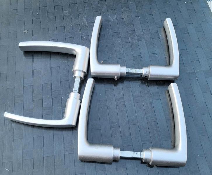 Deurklinken - Set van 4, Doe-het-zelf en Verbouw, Hang- en Sluitwerk, Gebruikt, Klink of Kruk, Overige materialen, Ophalen of Verzenden