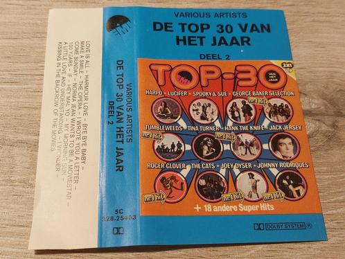DE TOP 30 VAN HET JAAR DEEL 2 (CASSETTEBANDJE), Cd's en Dvd's, Cassettebandjes, Zo goed als nieuw, Origineel, Verzamelalbums, 1 bandje