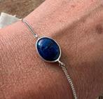 Zilveren armband met Lapis Lazuli nieuw, Ophalen of Verzenden, Nieuw, Blauw, Zilver