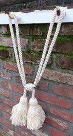 Vintage crème gordijnkoord embrasse gordijnbinder (KF49), Ophalen of Verzenden, Gebruikt, Crème, Minder dan 100 cm