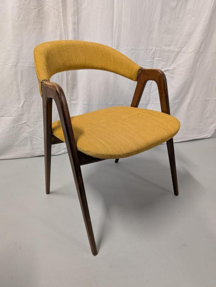 Zeldzame Vintage W.K. möbel 'Wildflecken' fauteuil, 60s, Huis en Inrichting, Fauteuils, Gebruikt, Hout, Stof, 50 tot 75 cm, Minder dan 75 cm